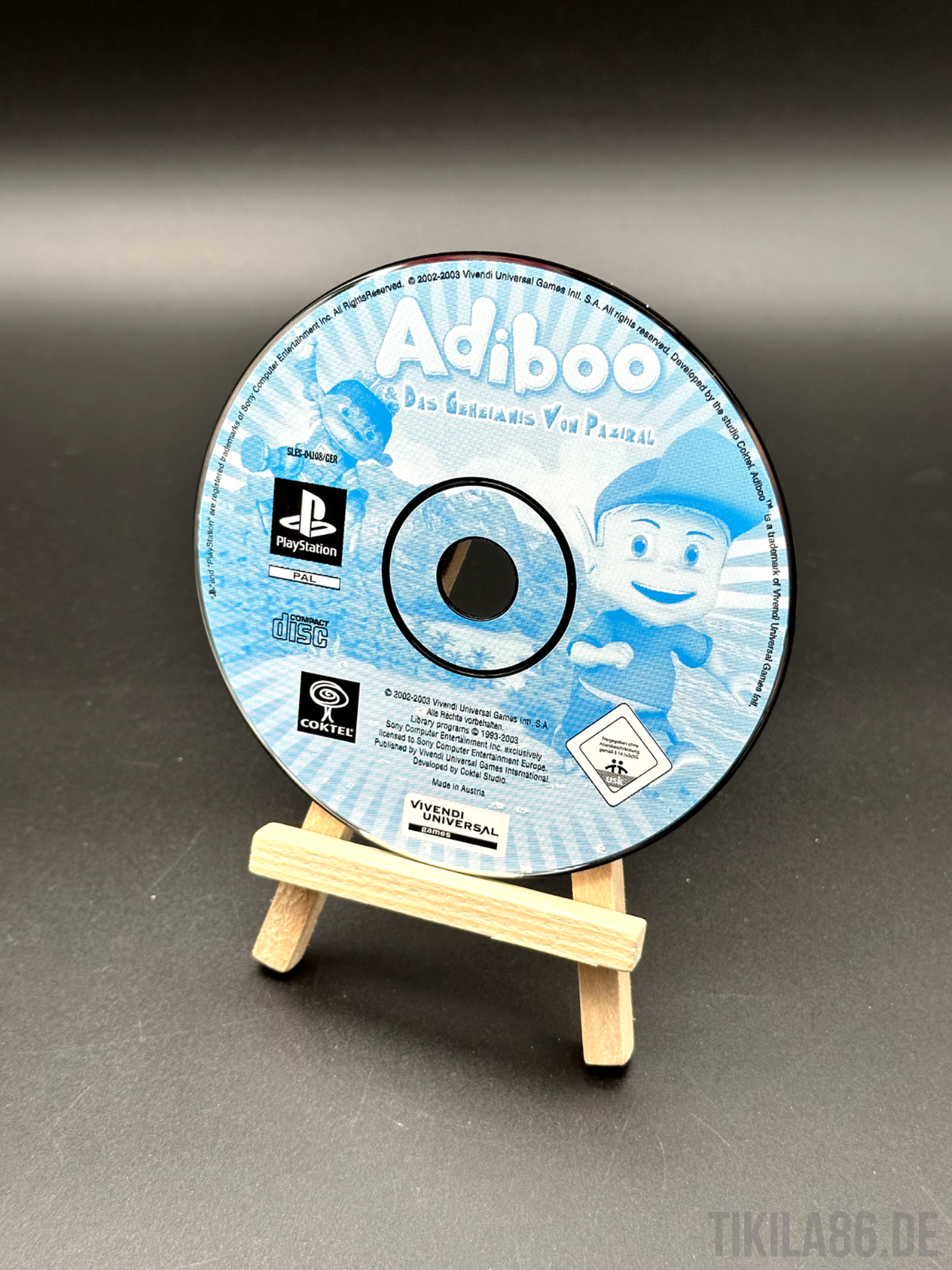 Adiboo das Geheimnis von Paziral Sony PS1 Spiel - NUR CD - Disc poliert ✅