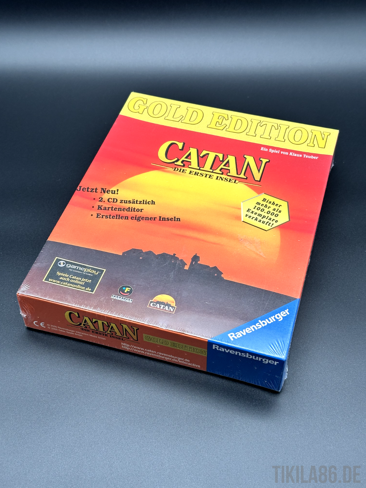 Catan - Die Erste Insel Gold Edition (PC, 1999) NEU