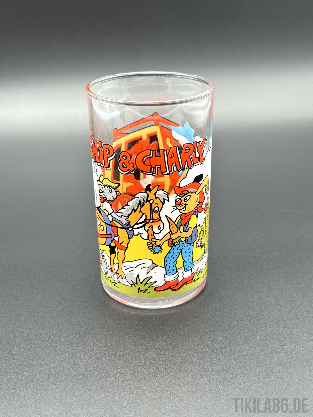 Chip & Charly - Glas - Trinkglas - Selten