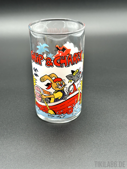 Chip & Charly - Glas - Trinkglas - Selten