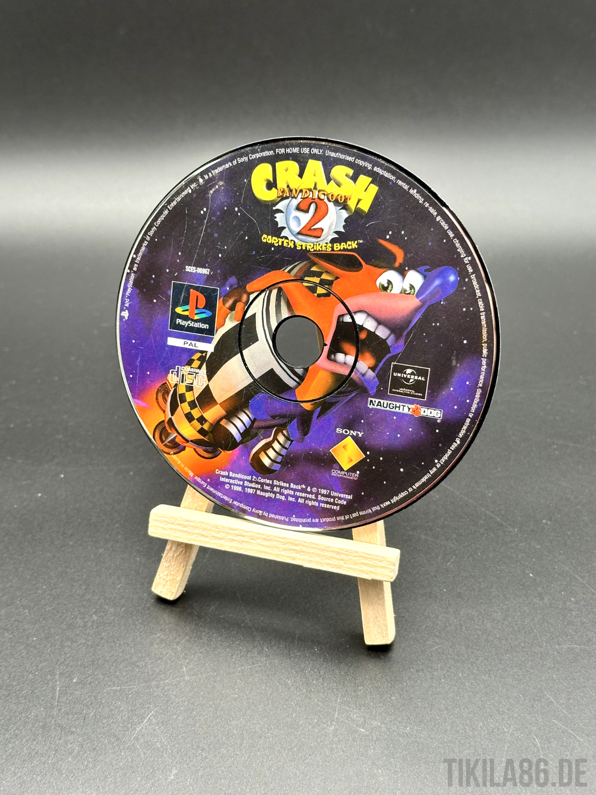 Crash Bandicoot 2 Cortex Strikes Back Playstation 1 - NUR CD - Disc poliert ✅