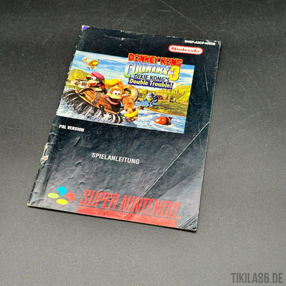 Donkey Kong Country 3 Super Nintendo SNES Anleitung Handbuch