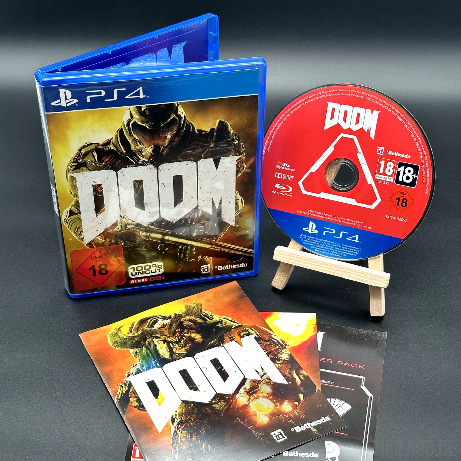 Doom (Sony PlayStation 4, 2016) - OVP - Disc poliert ✅