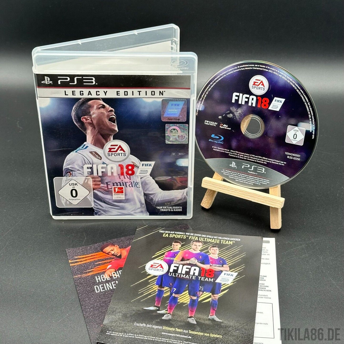 FIFA 18 - Legacy Edition - (Sony PlayStation 3) PS3 Spiel in OVP - Disc poliert