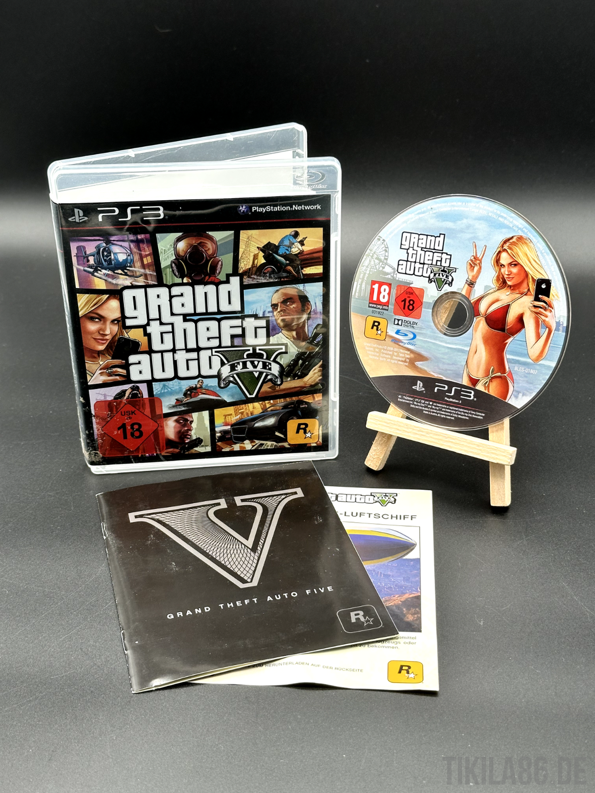 GTA - Grand Theft Auto V / 5 (Sony PlayStation 3) ohne Kart - Disc poliert ✅