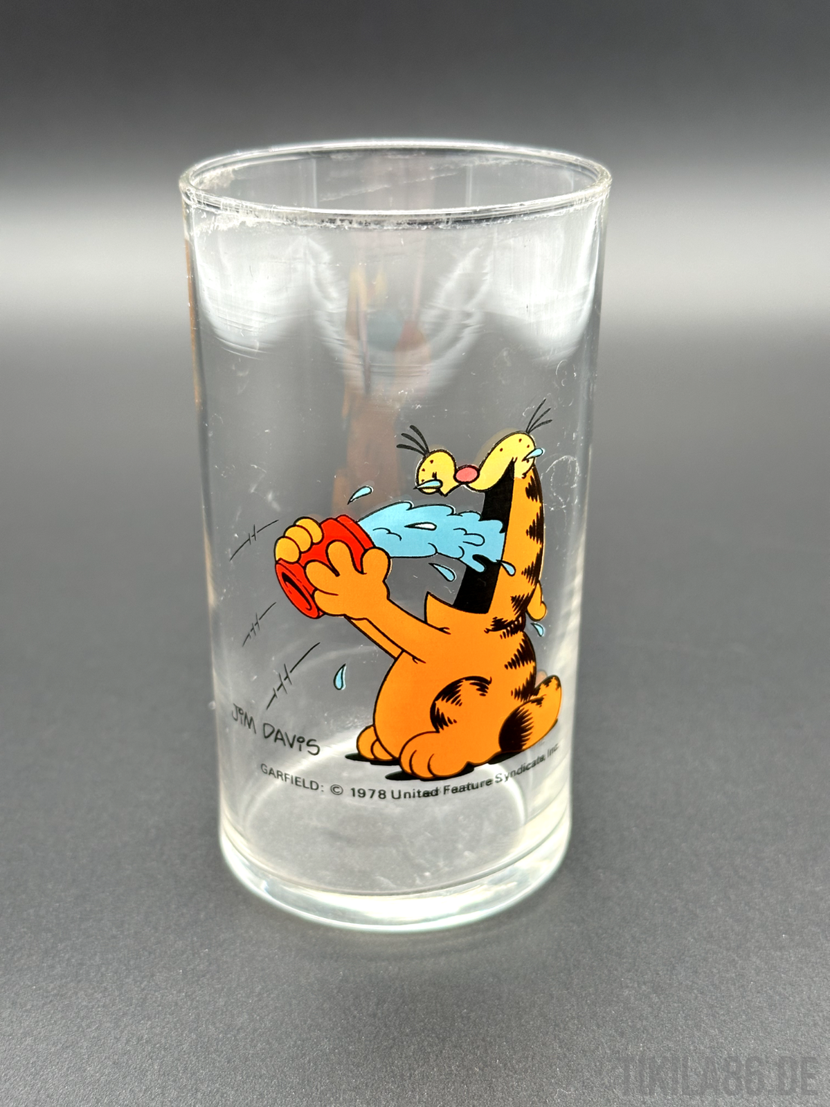 Garfield Jim Davis 1978 - Glas - Trinkglas - Selten