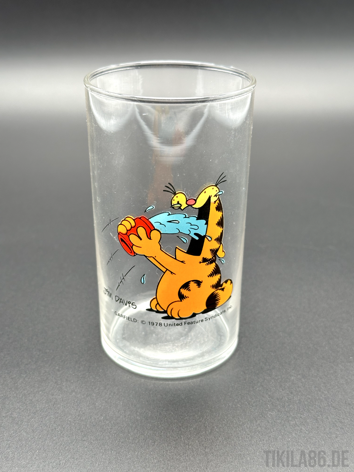 Garfield Jim Davis 1978 - Glas - Trinkglas - Selten