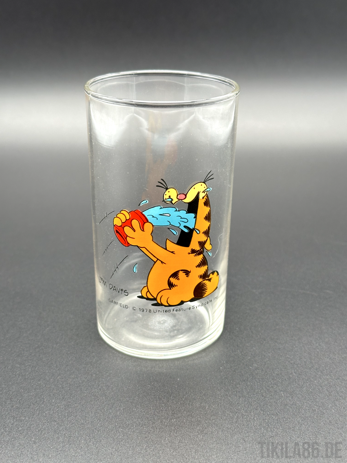 Garfield Jim Davis 1978 - Glas - Trinkglas - Selten