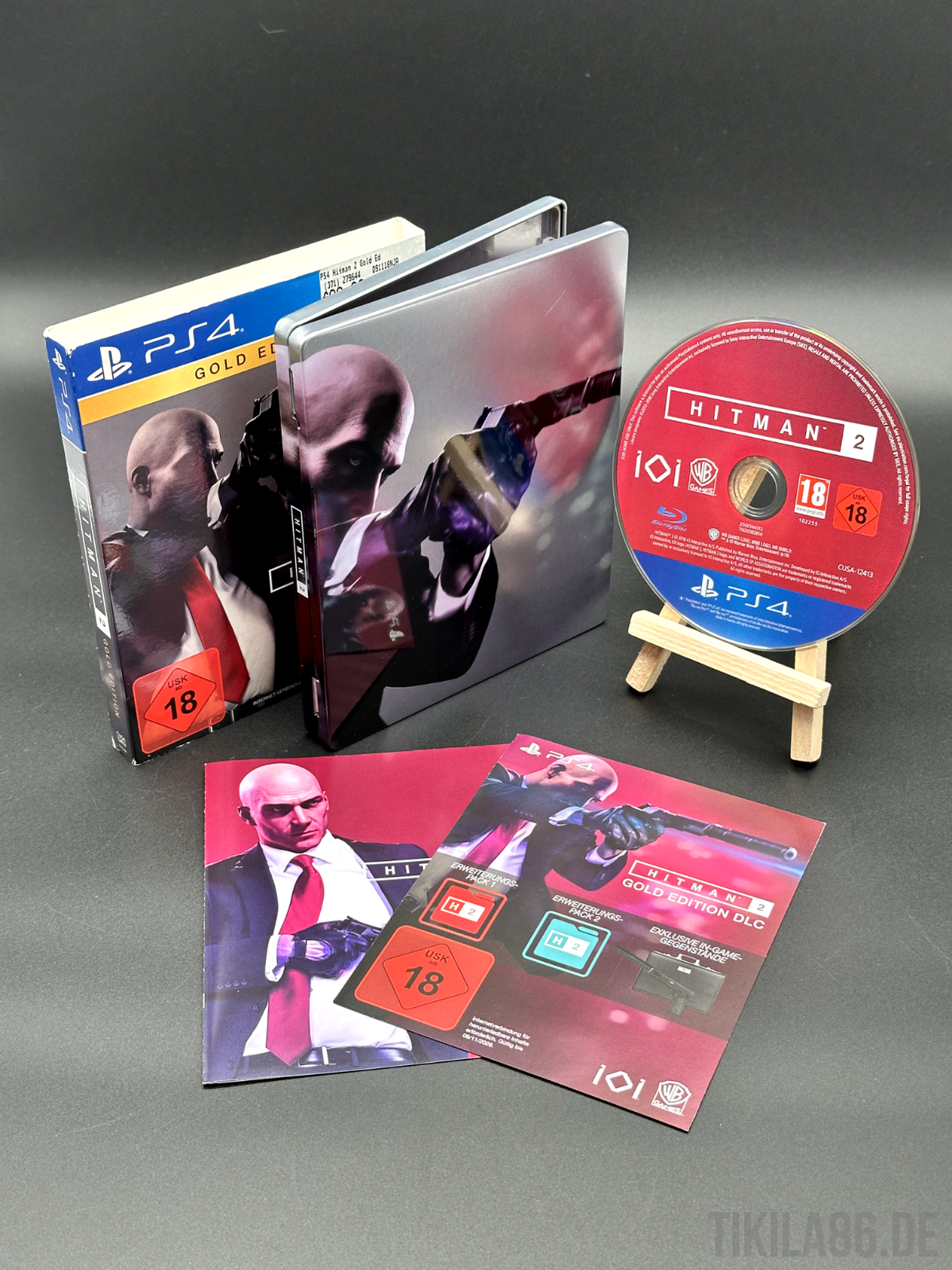 Hitman 2 (Sony PlayStation 4) Gold Edition Steelbook - Disc poliert ✅