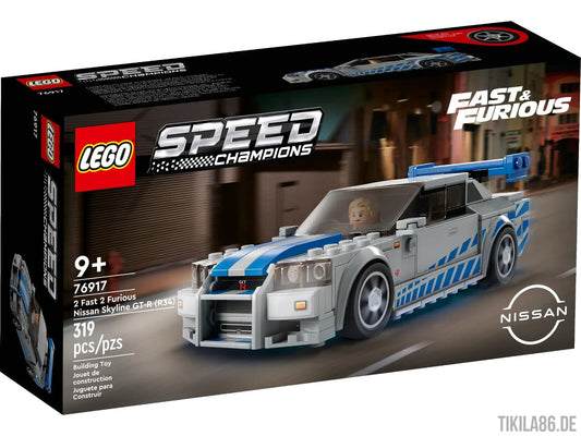 LEGO 76917 Speed Champions 2 Fast 2 Furious – Nissan Skyline GT-R (R34)