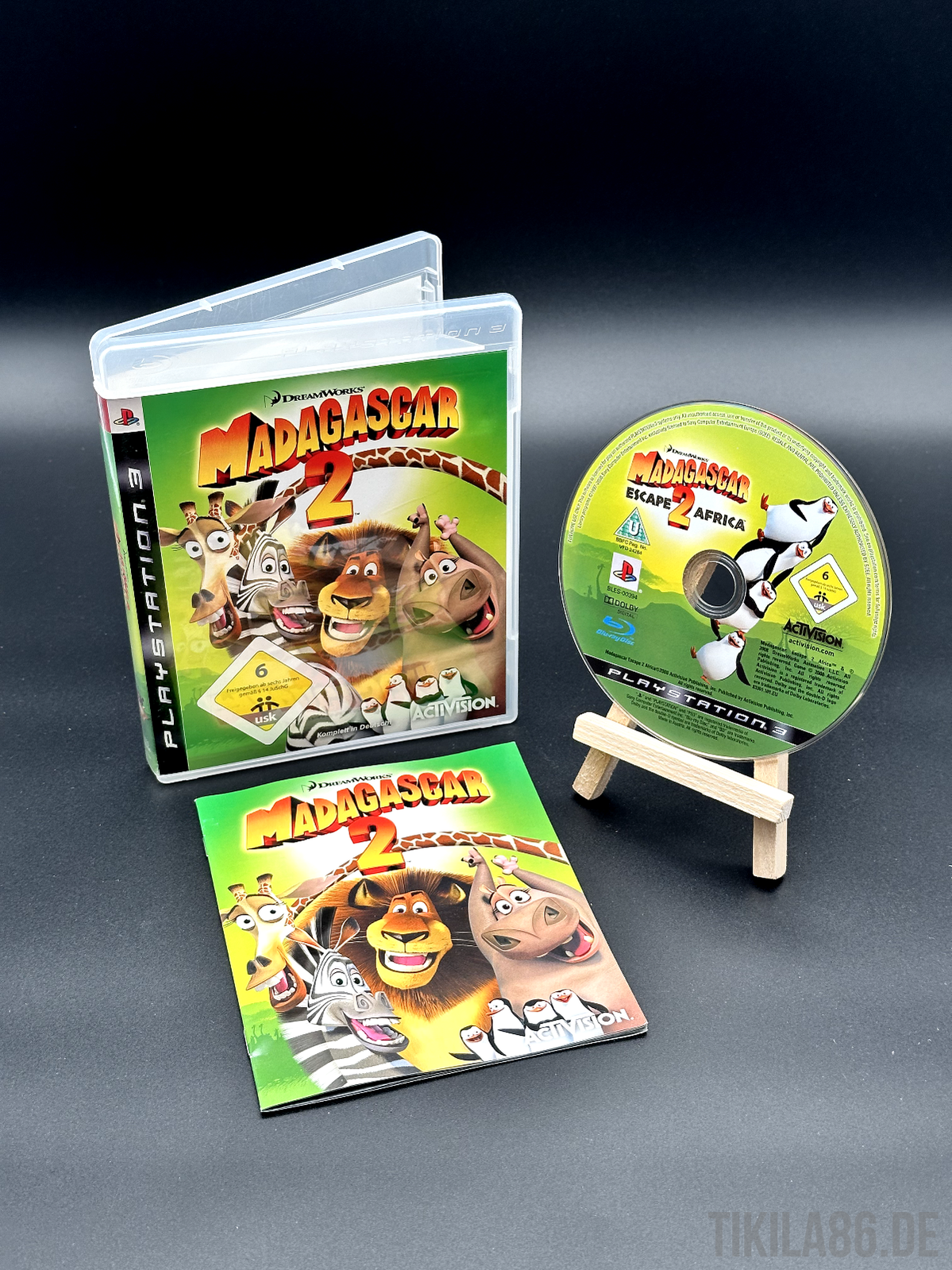 Madagascar 2 - SELTEN - Komplett - (Sony PlayStation 3, 2008) - Disc Poliert ✅