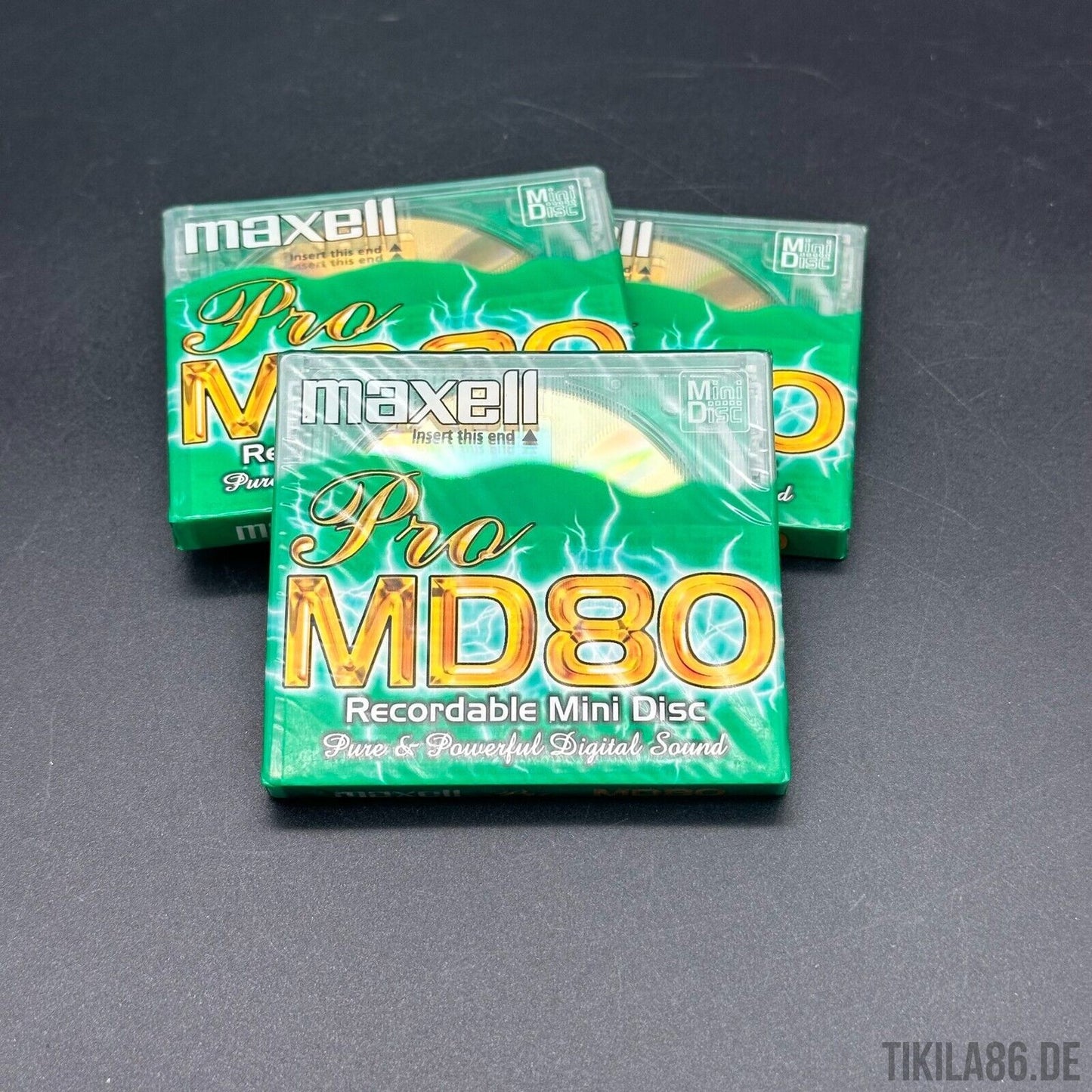 Maxell Pro MD 80 MiniDisc - NEU - 3 Stück - 3er Pack