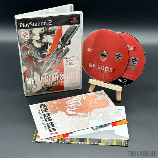 Metal Gear Solid 2 Sons of Liberty (Playstation 2 / PS2) - Disc poliert ✅