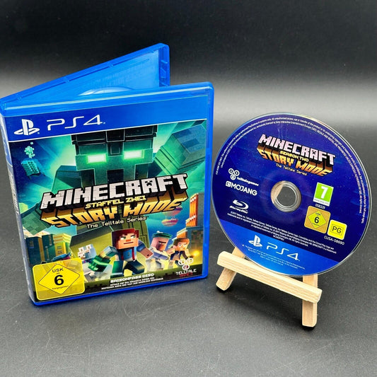 Minecraft Story Mode - Staffel 2 - Sony PlayStation 4 PS4 Spiel - Disc poliert ✅