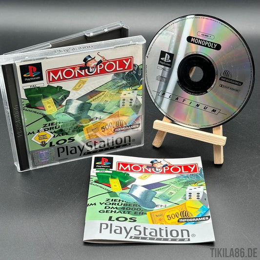 Monopoly · PS1 PlayStation 1 · getestet · Komplett - Disc poliert ✅