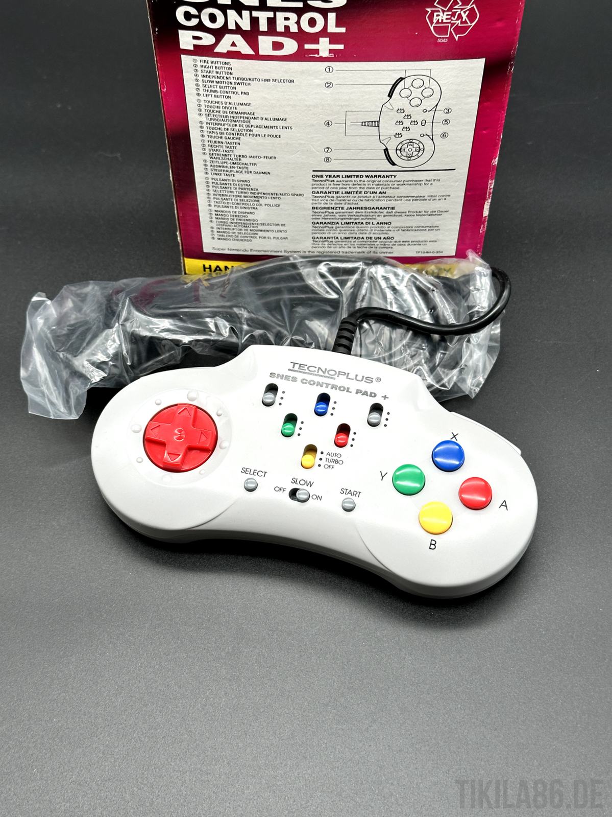 Nintendo SNES Tecno Plus Controller / SNES Controll Pad OVP