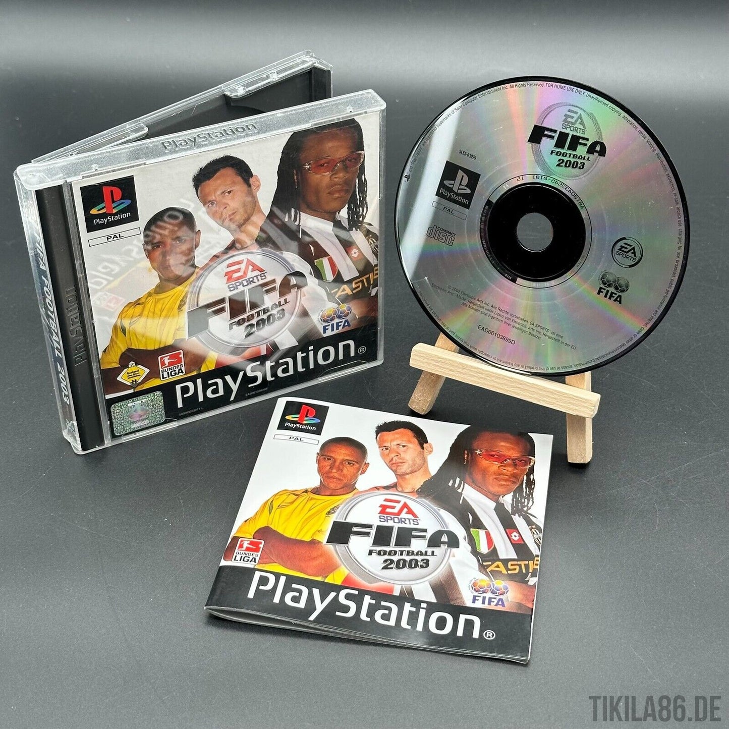 PS1 PlayStation 1 - Fifa Football 2003 in OVP + Anleitung - Disc poliert ✅