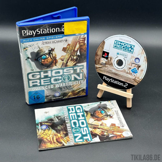 PS2 Ghost Recon Advanced Warfighter OVP Sony Playstation 2 - Disc poliert ✅