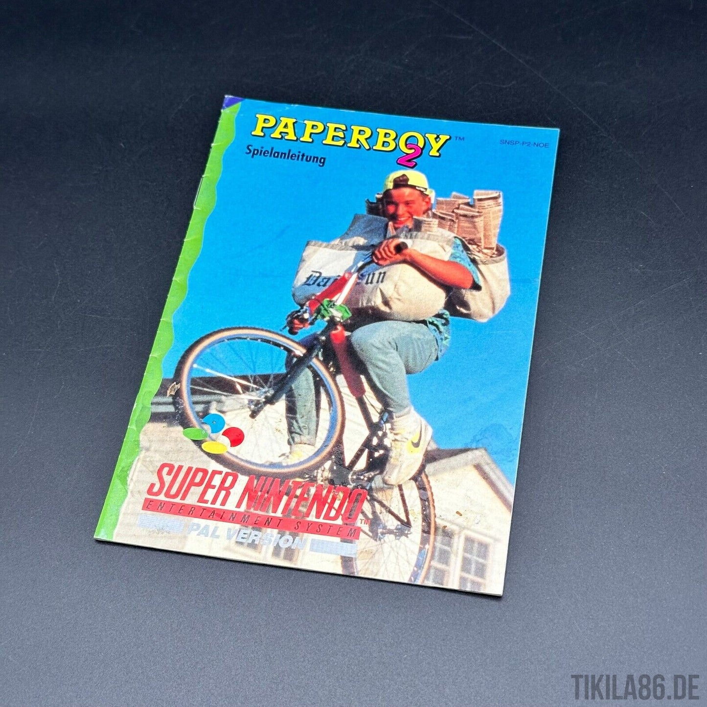 Paperboy 2 SNES Super Nintendo Anleitung Handbuch