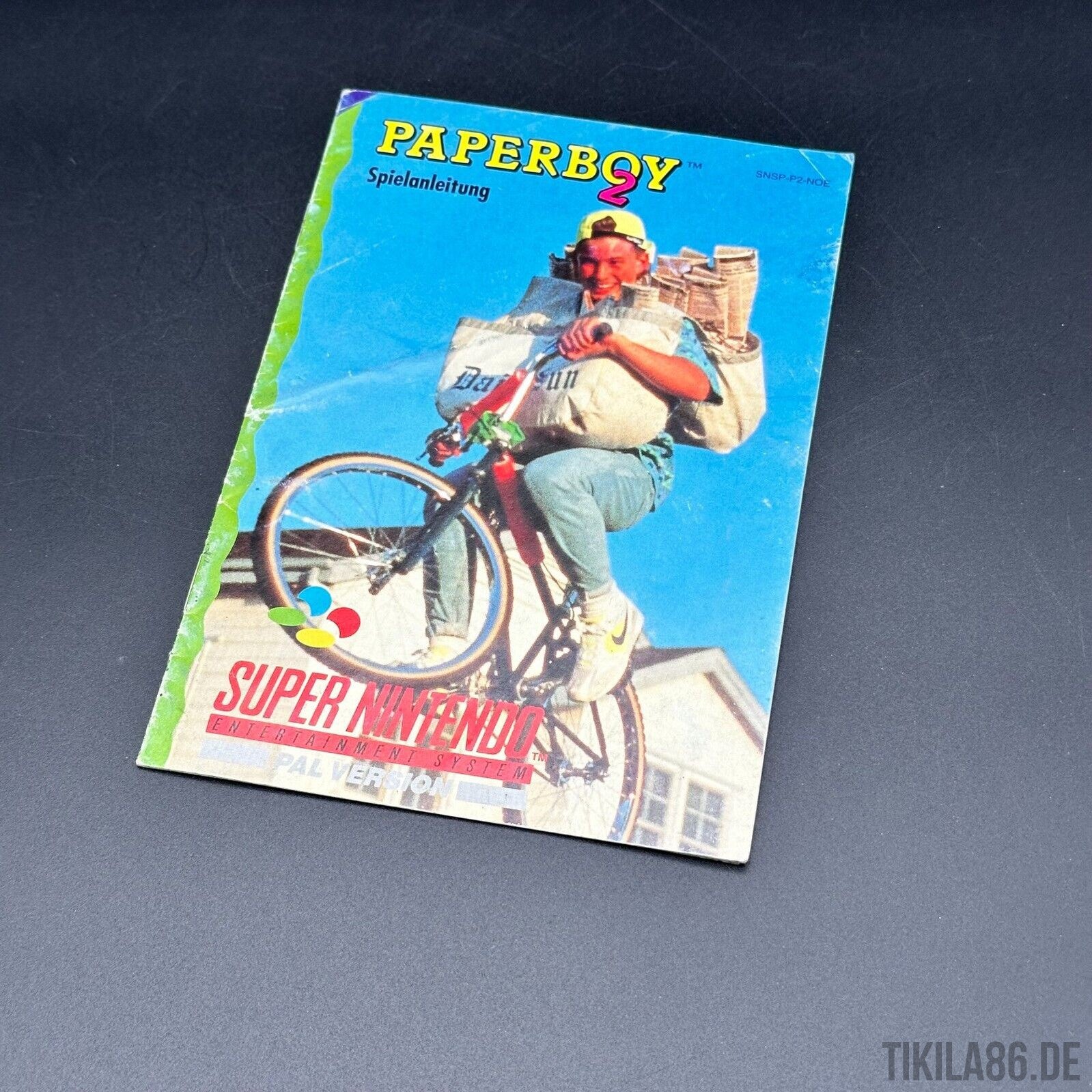 Paperboy 2 SNES Super Nintendo Anleitung Handbuch