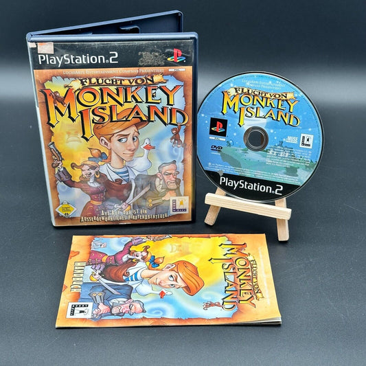 PlayStation 2 PS 2 Flucht von Monkey Island - Disc poliert ✅