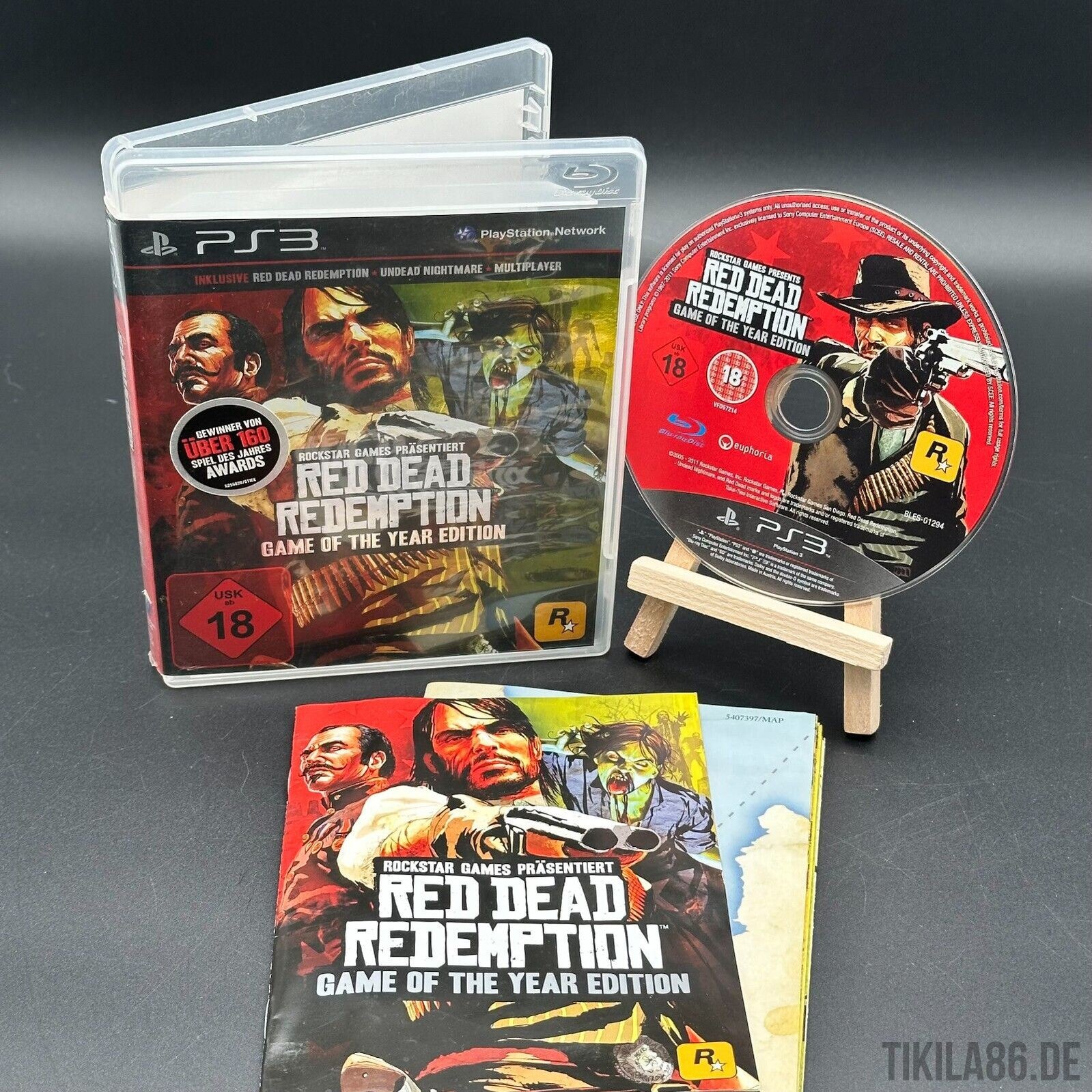 Red Dead Redemption - Game of The Year Edition (Sony PS3, 2011) - Disc poliert ✅