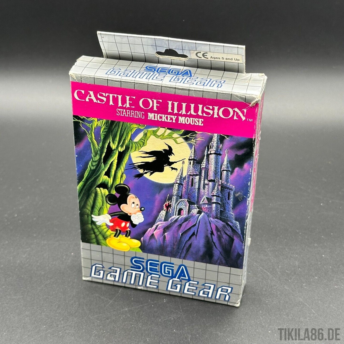 SEGA GAME GEAR SPIEL Castle of Illusion starring Mickey Mouse, OVP CIB