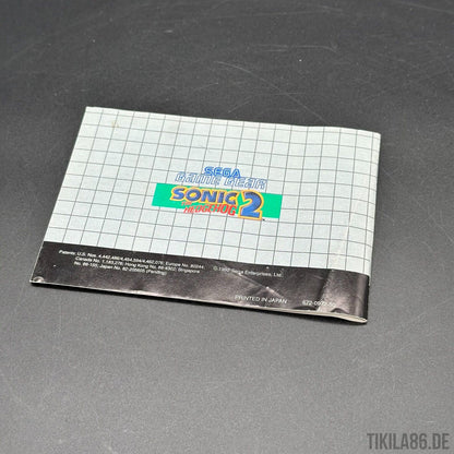 SEGA GAME GEAR Sonic The Hedgehog 2 nur Anleitung Manual