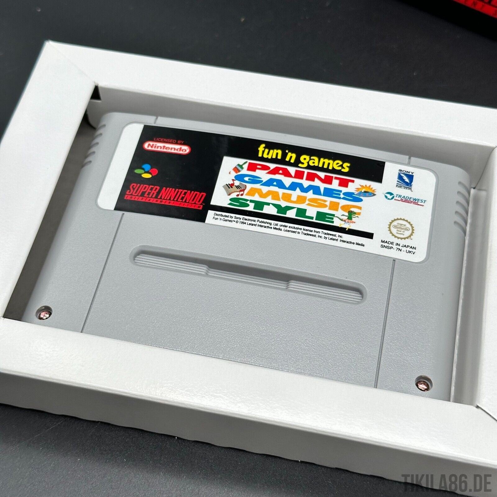 SNES - Fun'n Games: Paint Games Music Style für Super Nintendo OVP