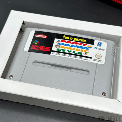 SNES - Fun'n Games: Paint Games Music Style für Super Nintendo OVP