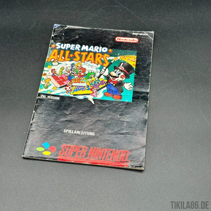 SNES Super Mario All Stars Spielanleitung Handbuch