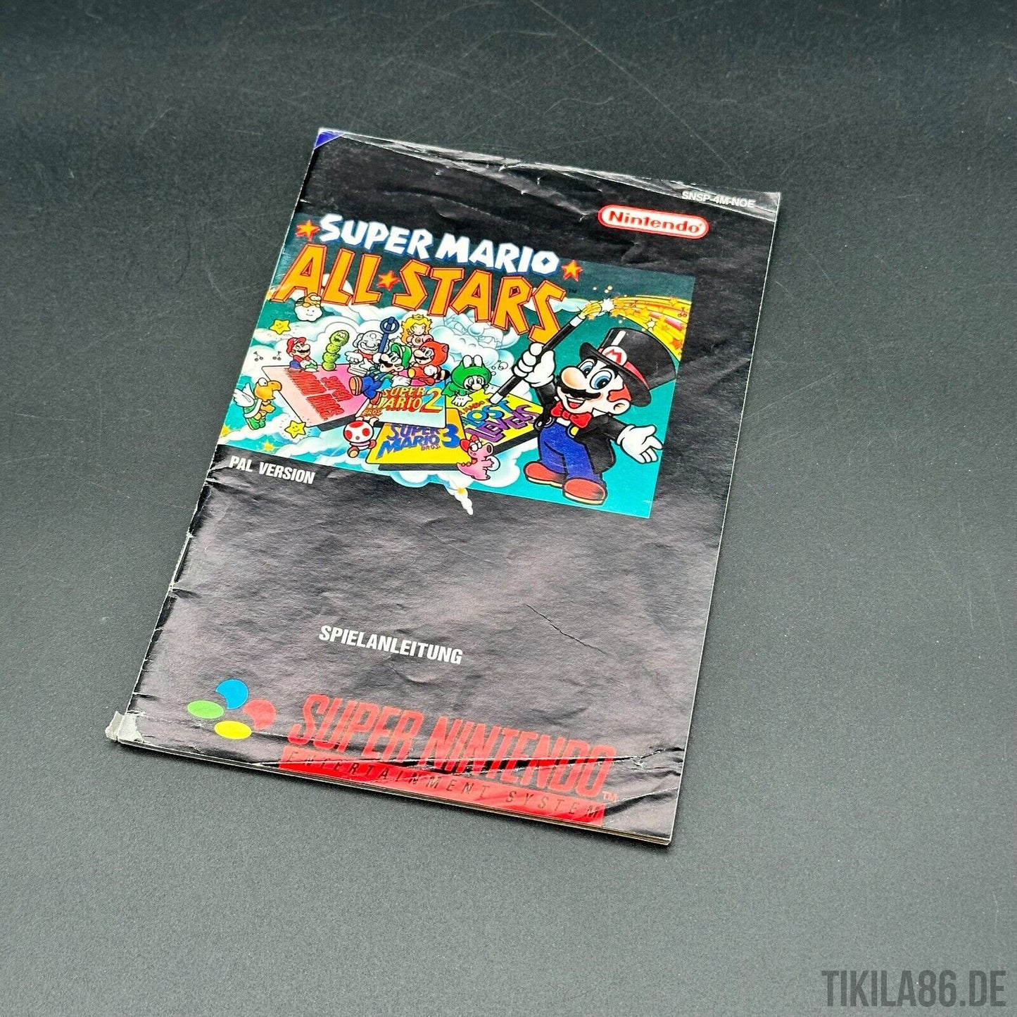 SNES Super Mario All Stars Spielanleitung Handbuch