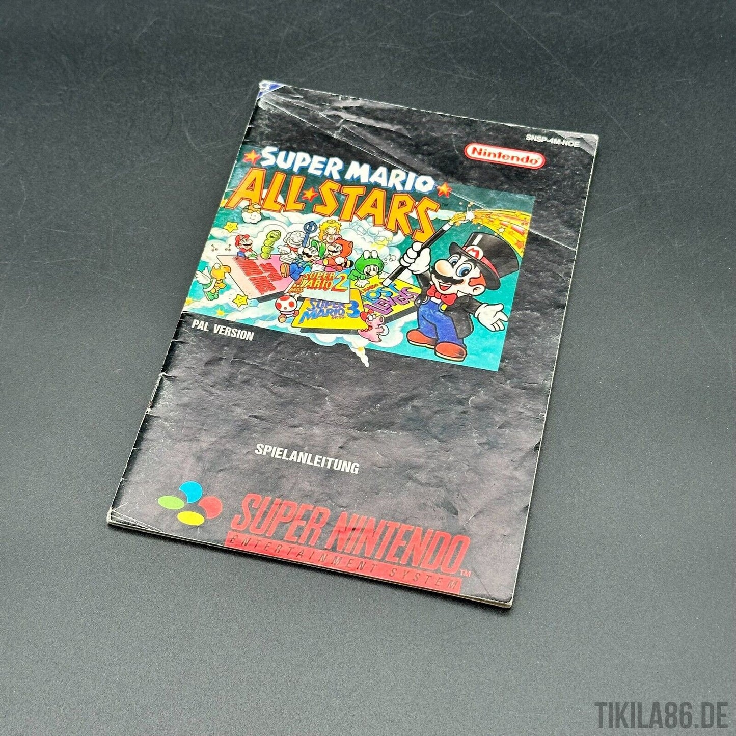 SNES Super Mario All Stars Spielanleitung Handbuch