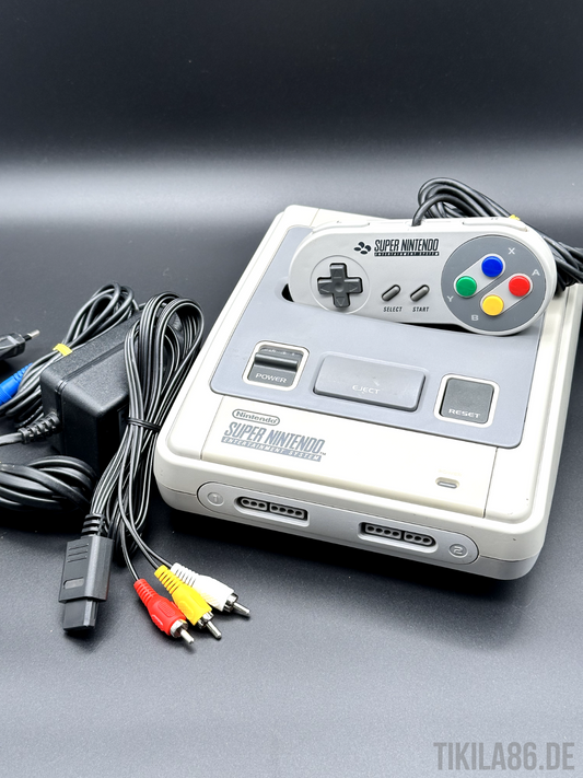 SNES | Super Nintendo Konsole mit 1 Controller 2 Kabel PAL