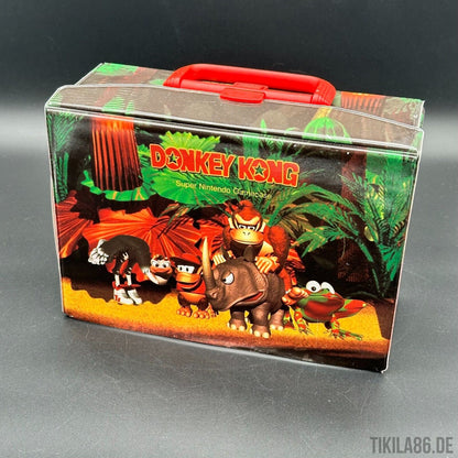 SNES Super Nintendo Spiele Koffer Game Case Donkey Kong Country Tasche Deja