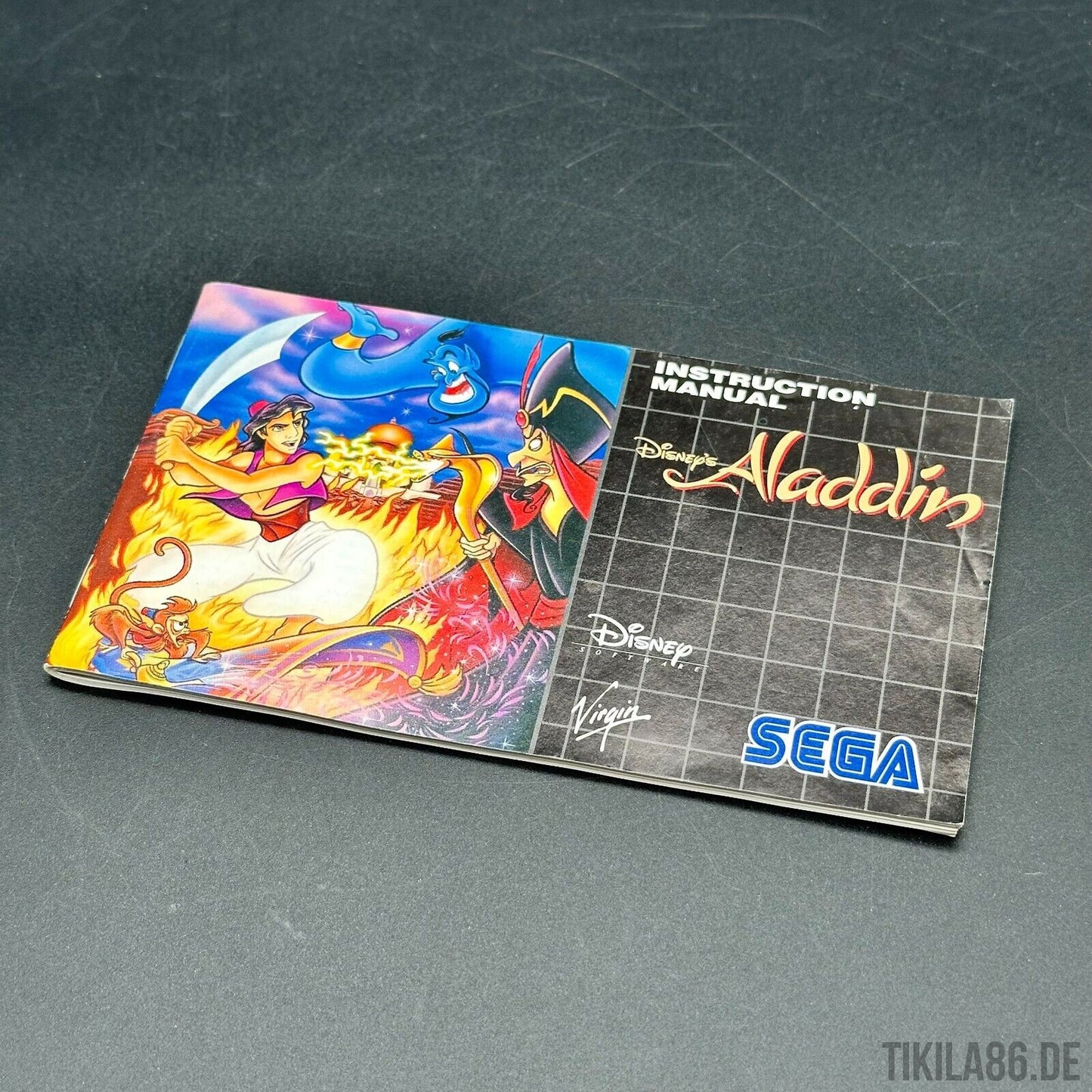 Sega Mega Drive - Disneys Aladdin nur Anleitung Manual