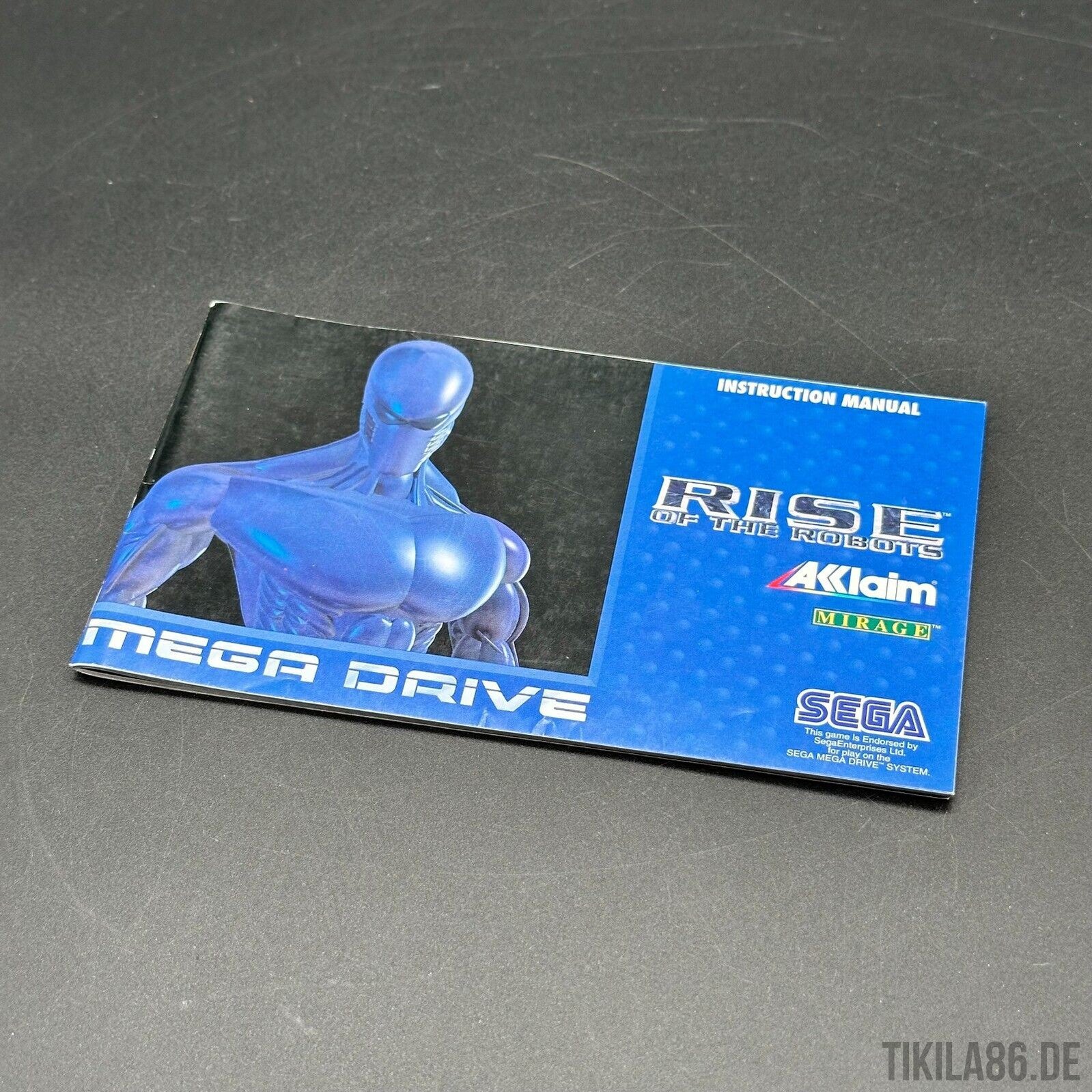 Sega Mega Drive - Rise of the Robots nur Anleitung Manual