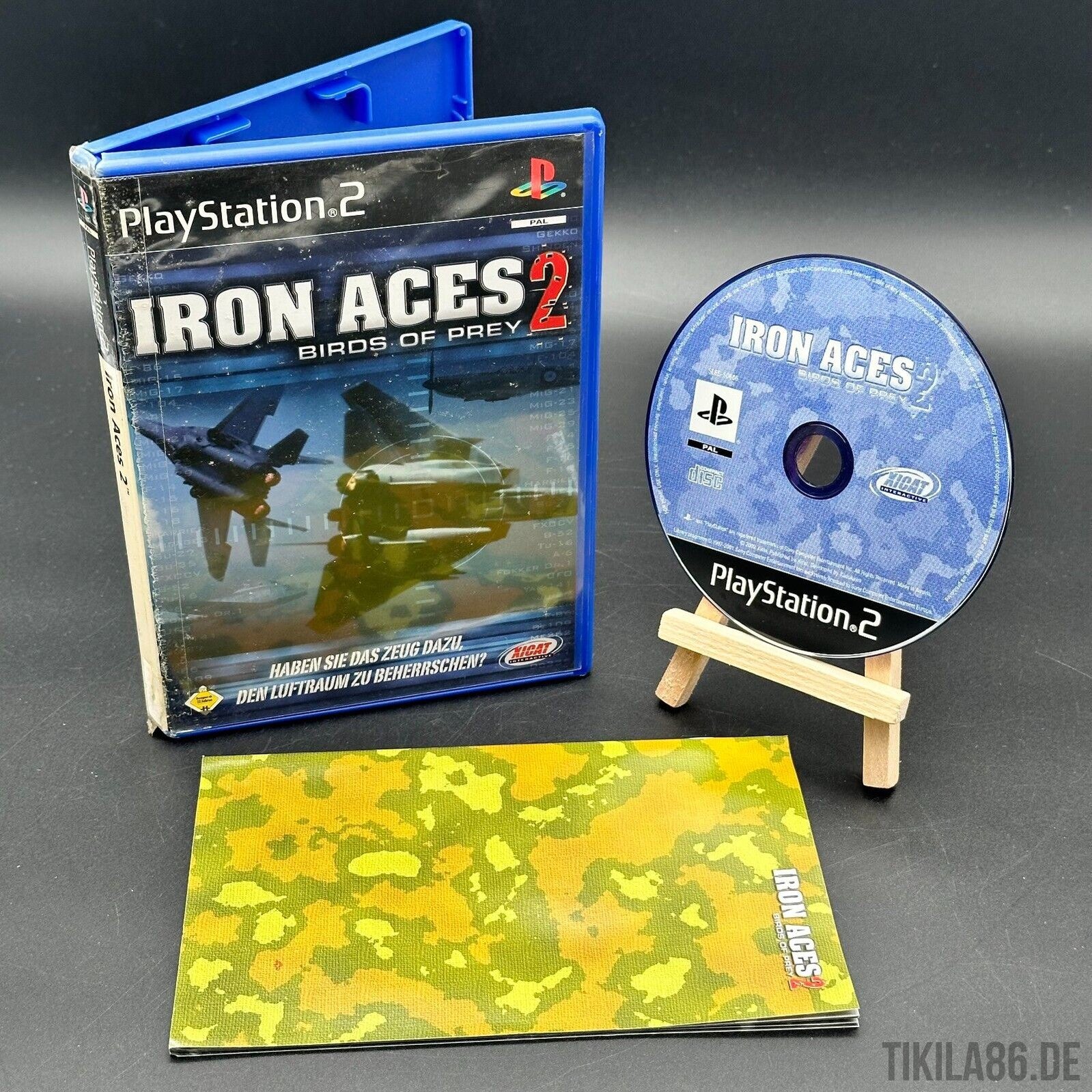 Sony PS2 Playstation 2 Iron Aces 2 in OVP - Disc poliert ✅