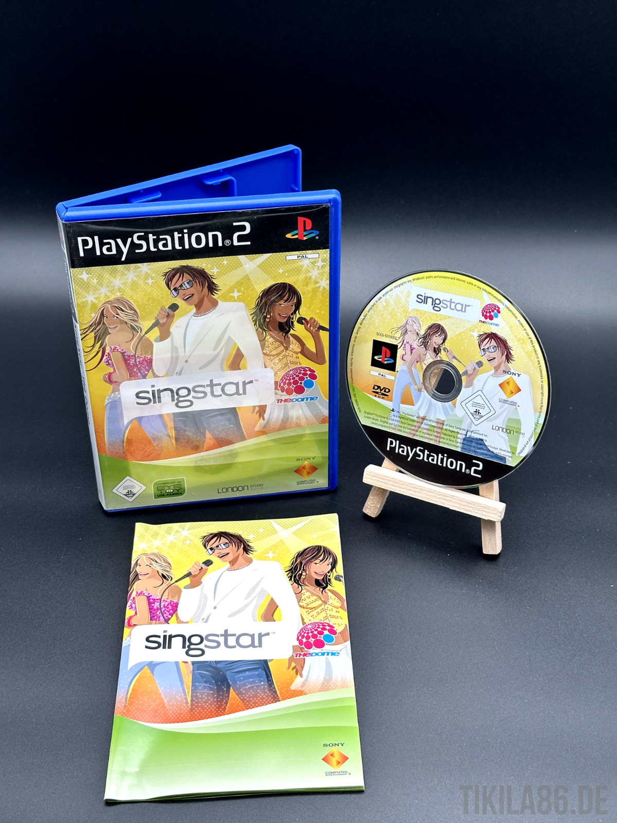 Sony Playstation 2 PS2 Spiel „Singstar: The Dome“ - Disc Poliert ✅