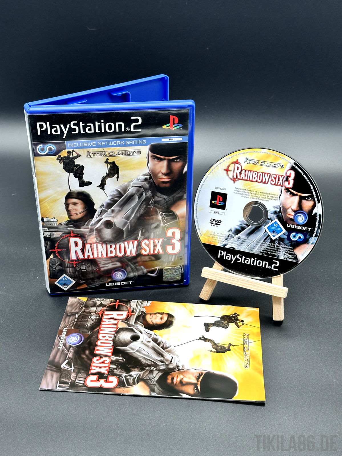 Sony Playstation 2 PS2 Spiel Tom Clancy's Rainbow Six 3 - Disc poliert ✅