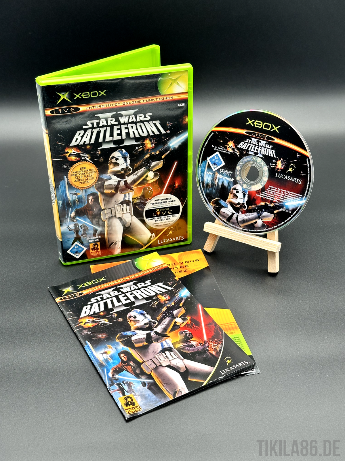 Star Wars: Battlefront II (Microsoft Xbox) Spiel in OVP - Disc Poliert ✅