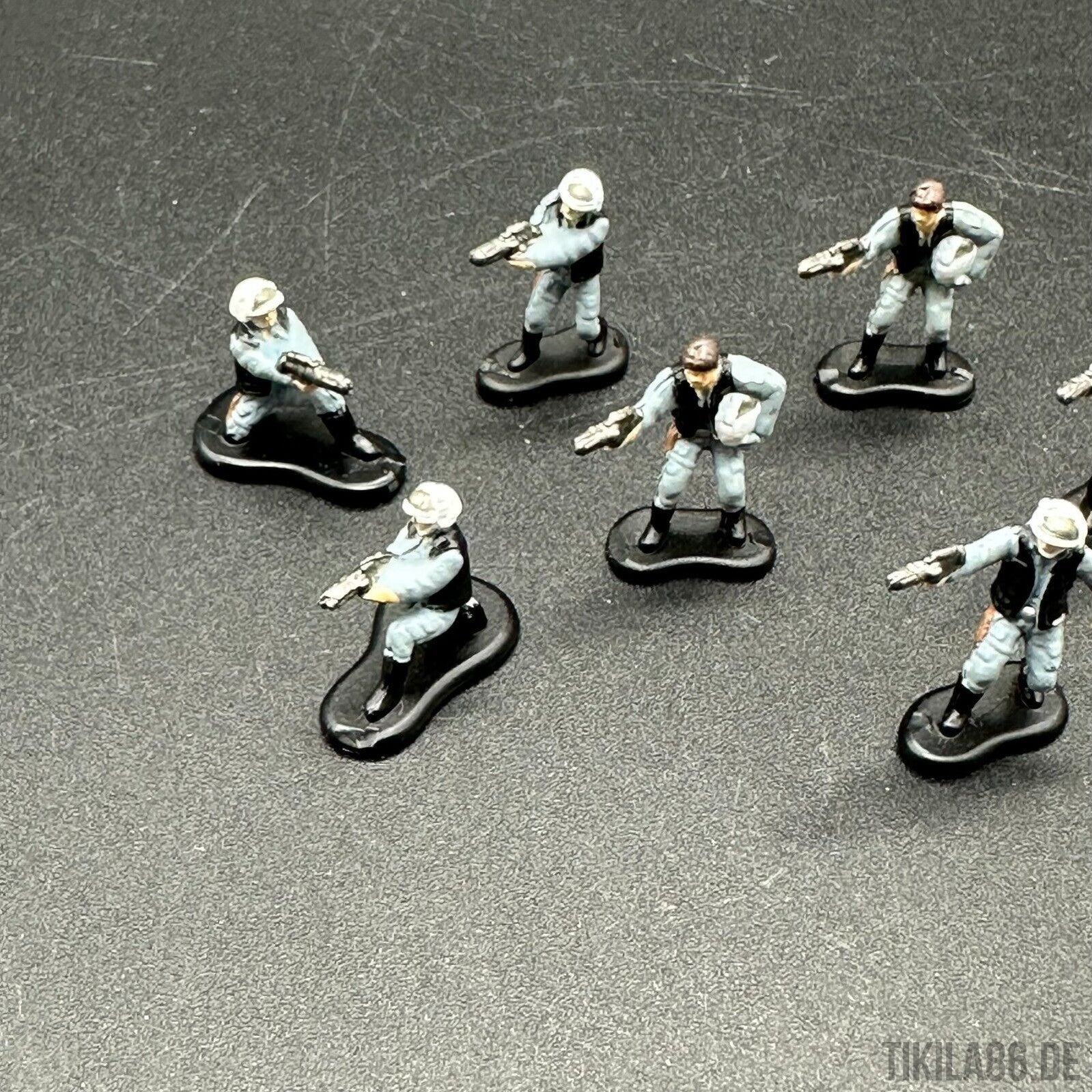 Star Wars Micro Machines Rebellen Soldaten / Galoob - Vollstäniges Set 1996