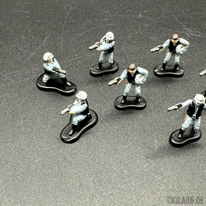 Star Wars Micro Machines Rebellen Soldaten / Galoob - Vollstäniges Set 1996