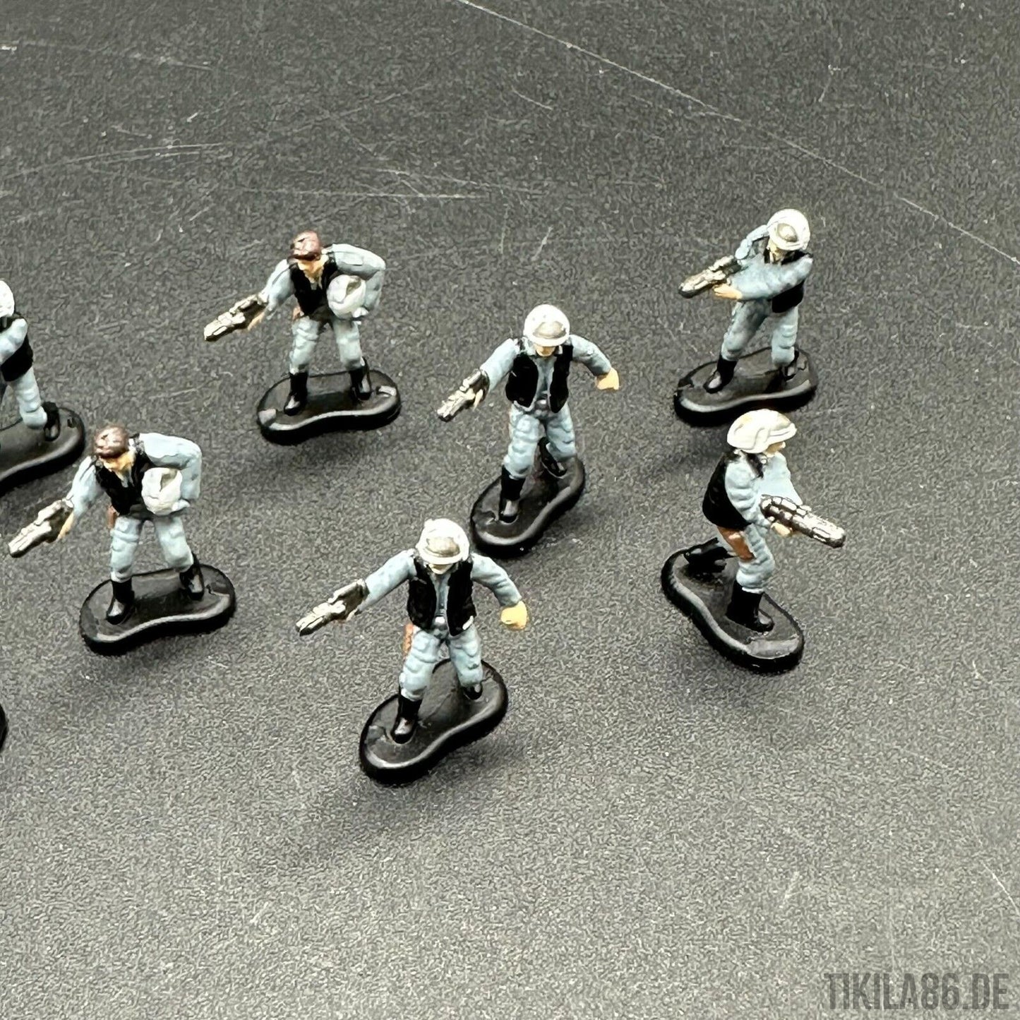 Star Wars Micro Machines Rebellen Soldaten / Galoob - Vollstäniges Set 1996