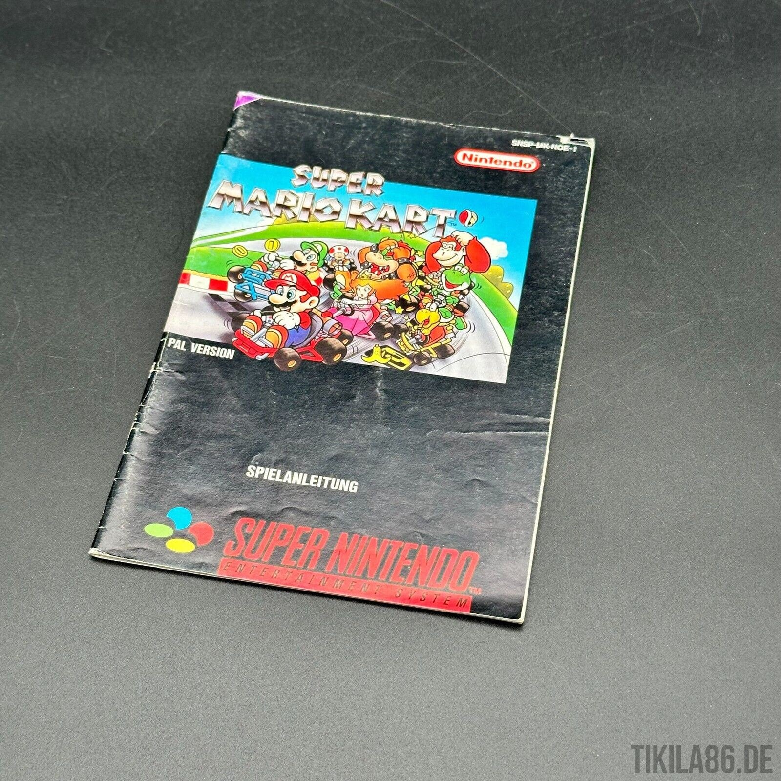 Super Mario Kart Anleitung SNES Spielanleitung Super Nintendo Handbuch