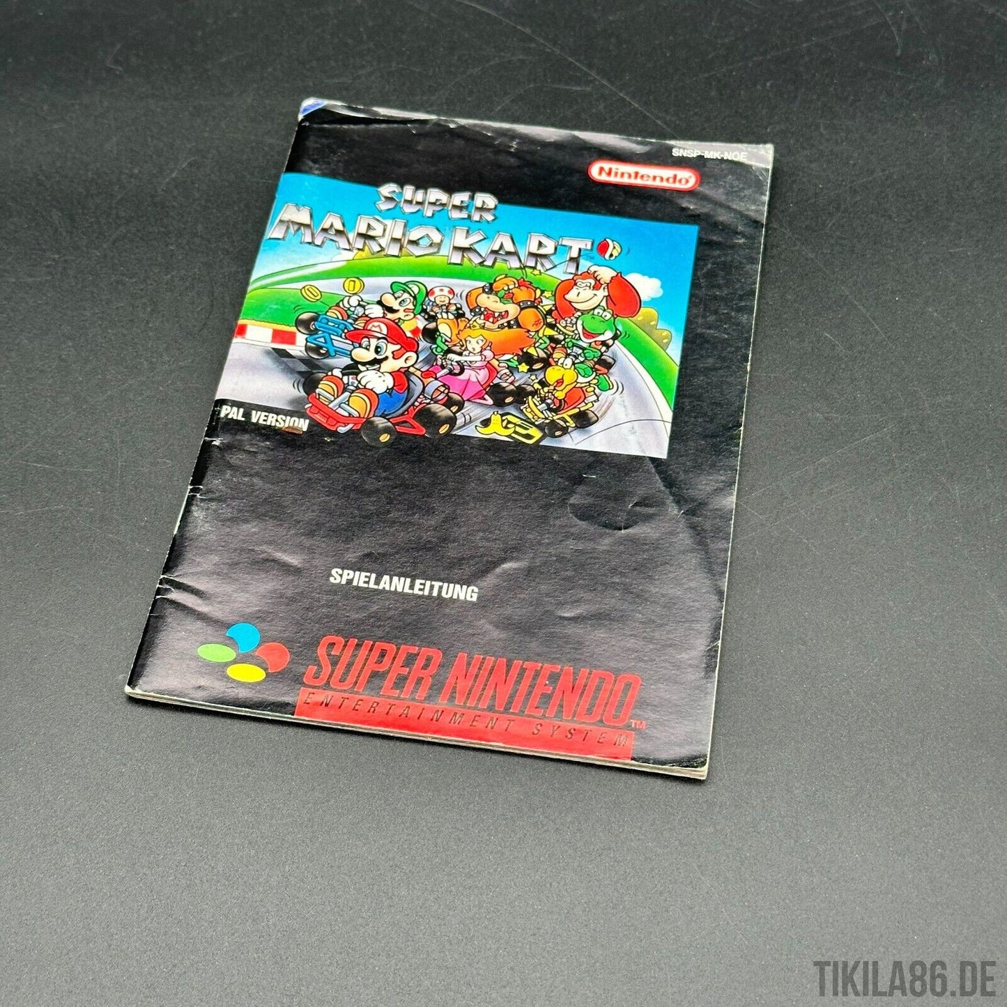 Super Mario Kart Anleitung SNES Spielanleitung Super Nintendo Handbuch