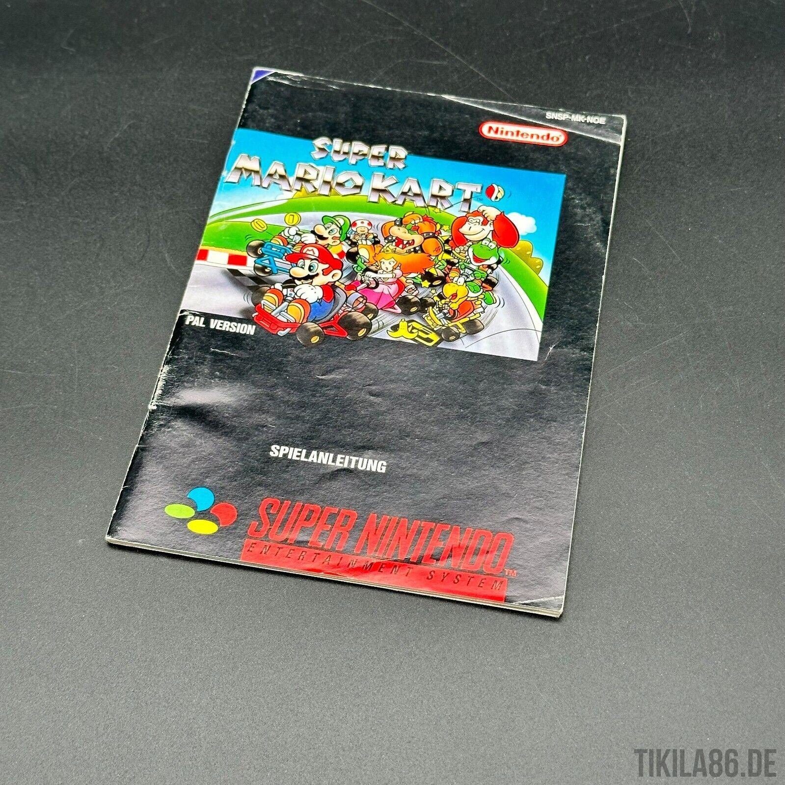 Super Mario Kart Anleitung SNES Spielanleitung Super Nintendo Handbuch