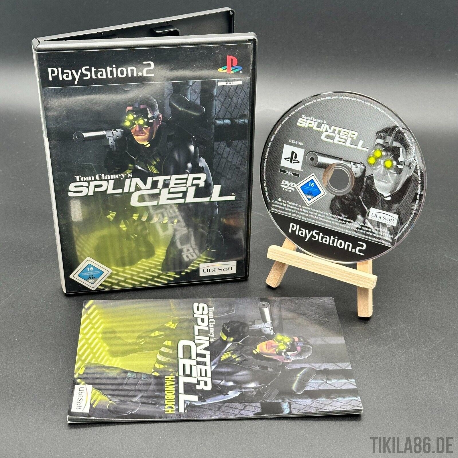 Tom Clancy Splinter Cell / Sony Playstation 2 Spiel Ps2 - Disc poliert ✅