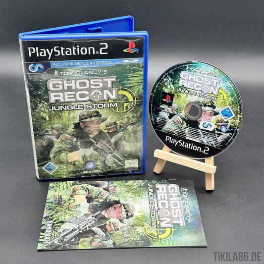 Tom Clancy's Ghost Recon: Jungle Storm - PS2 - Disc poliert ✅