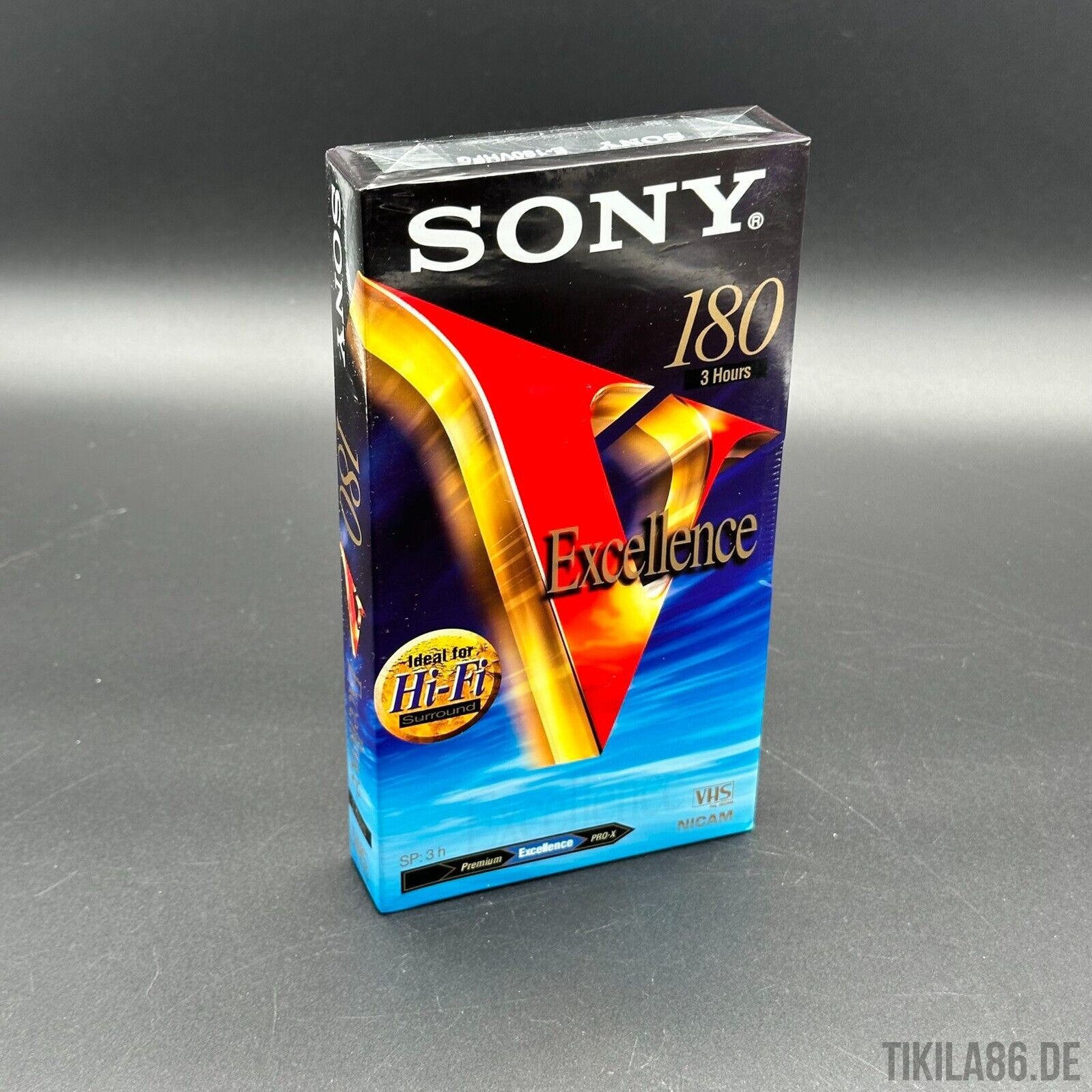 VHS Video Leer Kassette Sony Excellence 180